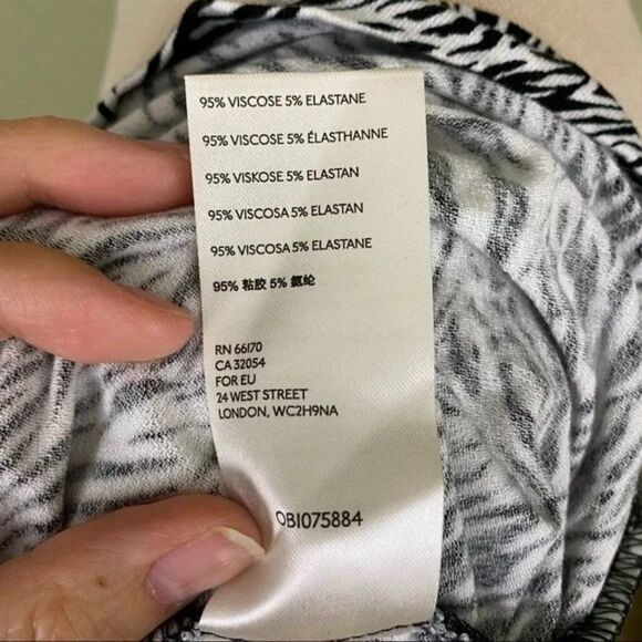 Free People Coco Racerback Tank Zebra Print - Size Large - Picture 8 of 8